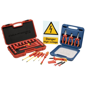 Draper DTKKIT1 Hybrid/Electric Vehicle Hand Tool Kit with VDE Socket Set, 3/8 inch  Sq. Dr. - Discontinued - Code: 99712 - Pack Qty 1