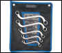 Draper 8237/5/MM S-Type Obstruction Ring Spanner Set (5 Piece) - Code: 07211 - Pack Qty 1