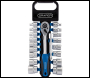 Draper HD19M/PR Metric Socket and Ratchet Set, 1/2 inch  Sq. Dr. (19 Piece) - Code: 16375 - Pack Qty 1