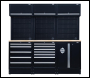 Draper MS400COMBO/14A BUNKER® 14 Piece Modular Storage Combo with Hardwood Worktop, 2040mm - Code: 27206 - Pack Qty 1