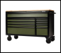 Draper B100-56GR/FSC BUNKER® 10 Drawer Workbench Roller Tool Cabinet, 56 inch , Green - Code: 27221 - Pack Qty 1