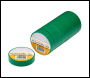 Draper TP1933GRN Green PVC Electrical Insulation Tape, 19mm x 33m (Pack of 10) - Code: 29499 - Pack Qty 1