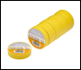 Draper TP1933YEL Yellow PVC Electrical Insulation Tape, 19mm x 33m (Pack of 10) - Code: 29502 - Pack Qty 1
