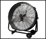 Draper IDF24-330W 230V Industrial Drum Fan, 24 inch /590mm, 330W - Code: 31851 - Pack Qty 1