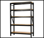 BUNKER 22 Piece Modular 5 Tier Racking with Hardwood Shelving, 1500mm - MS400-54-22PC W - Code: 32491 - Pack Qty 1