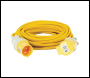 Defender E85240 110V Extension Lead, Yellow, 4mm&sup2;, 32A, 14m - E85240 - Code: 35819 - Pack Qty 1
