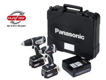 Panasonic EYC200LS2G31 18v/14.4v Dual Voltage Drill Driver + Impact Driver Combi Kit EYC200