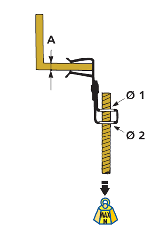 Erico M6TI24 Caddy H-TI Beam Clamp 174820 (Pack Size 100)