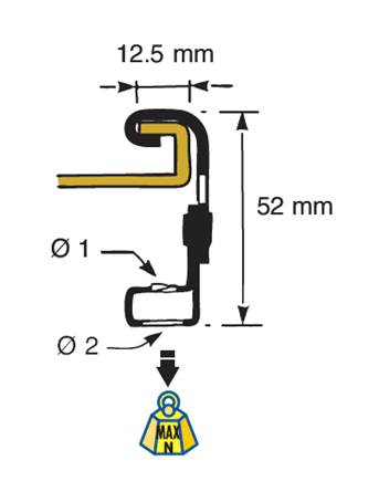 Erico PW2M10Ti  IN Suspension Clip 175630 (Pack Size 100)