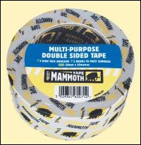 Everbuild Multi-purpose Double Sided Tape - Clear - 25mm X 25mtr - Box Of 48