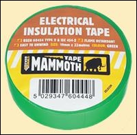 Everbuild Electrical Insulation Tape - Black - 19mm X 20mtr - Box Of 48