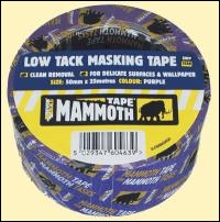 Everbuild Low Tack Masking Tape - Purple - 25mm X 25mtr - Box Of 60