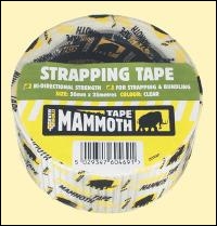 Everbuild Strapping Tape - Clear - 50mm X 25mtr - Box Of 24