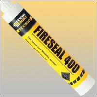 Everbuild Fireseal 400 Silicone - Grey - 380ml - Box Of 25
