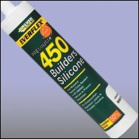 Everbuild 450 Builders Silicone - Black - C3 - Box Of 25