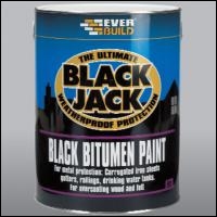 Everbuild 901 Black Bitumen Paint - 1l - Box Of 12