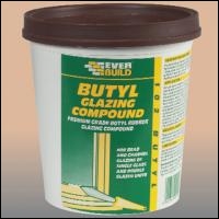 Everbuild 102 Butyl Glazing Compound - Brown - 2kg - Box Of 6