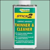 Everbuild Contact Adhesive Thinner & Cleaner - - - 250ml - Box Of 10