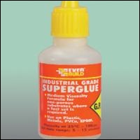 Everbuild Industrial Superglue Gp - Clear - 100grm - Box Of 10