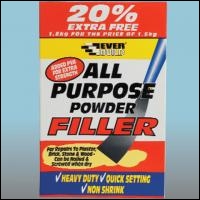 Everbuild All Purpose Powder Filler - White - 1.5kg - Box Of 10