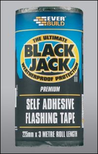 Everbuild 909 Black Jack Flashing Diy Roll - Lead Look - 100mm X 3m - Box Of 6