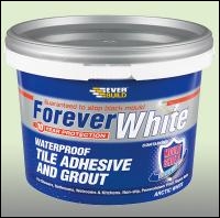 Everbuild Forever White Tile Adhesive & Grout - Arctic White - 1l - Box Of 12