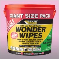Everbuild Giant Wonder Wipes - 300 - Box Of 1