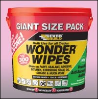 Everbuild Giant Wonder Wipes - 300 - Box Of 1