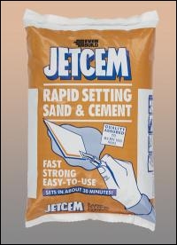 Everbuild Jetcem Premix Sand & Cement - Grey - 2kg - Box Of 6