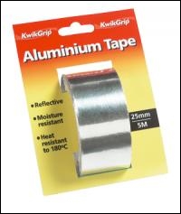 Everbuild Aluminium Tape - Silver - 5mtr - Box Of 36