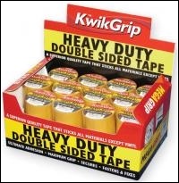 Everbuild Heavy Duty Double Sided Tape - Beige - 50mm X 5mtr - Box Of 36