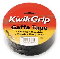 Everbuild Gaffa Tape - Black - 50mm X 50mtr - Box Of 24