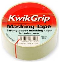 Everbuild Labelled Gp Masking Tape 25mtr - Off White - 25mm X 25mtr - Box Of 48