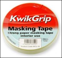 Everbuild Labelled Gp Masking Tape 50mtr - Off White - 25mm X 50mtr - Box Of 36
