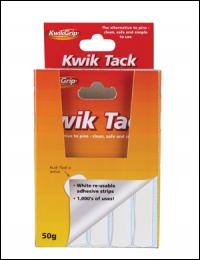 Everbuild Kwik Tack - White - 50grm - Box Of 72
