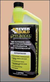 Everbuild Opti-accel: Accelerator And Frostproofer - - - 1ltr - Box Of 10