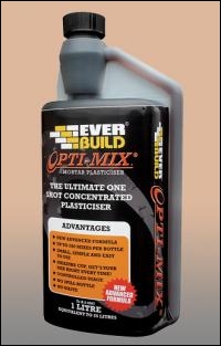 Everbuild Opti-mix: Mortar Plasticiser - - - 250ml - Box Of 12