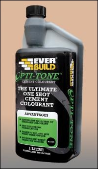 Everbuild Opti-tone: Cement Colourant - Red - 1ltr - Box Of 10