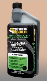 Everbuild Opti-tone: Cement Colourant - Yellow - 250ml - Box Of 12