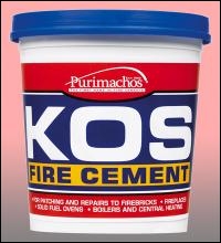 Everbuild Kos Black Fire Cement - Black - 500gm - Box Of 24