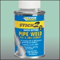 Everbuild Pipe Weld Pvc Cement - Clear - 250ml - Box Of 12