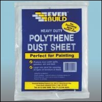 Everbuild Polythene Dust Sheets - 12x9 - Box Of 20
