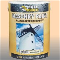 Everbuild Masonry Paint - Magnolia Smooth - 5l - Box Of 4