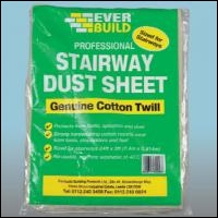 Everbuild Stairway Cotton Dust Sheets - 24x3 - Box Of 15