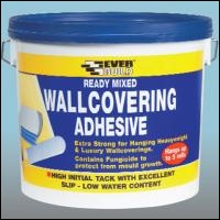 Everbuild Ready Mixed Wallcovering Adhesive - 10kg - Box Of 1