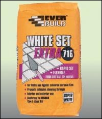 Everbuild 716 White Set Extra - Super White - 20kg - Box Of 1