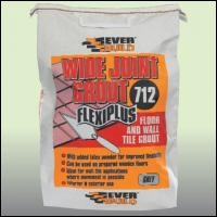 Everbuild 712 Wide Joint Grout Flexiplus - Grey - 5kg - Box Of 1