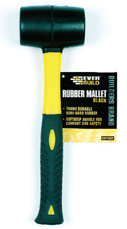 Everbuild Black Rubber Mallet