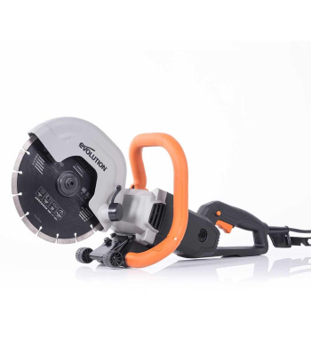 Evolution R230DCTX 230mm Electric Disc Cutter Concrete Saw, Bladeless