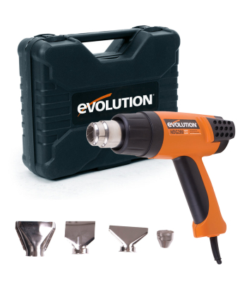 Evolution HDG200 Professional Adjustable 2,000 Watt Digital Heat Gun (230v)
